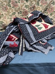 Vtg VIP Cranston Holiday Fabric Panel – 6 Yards X 43 Inches W – Cottagecore
