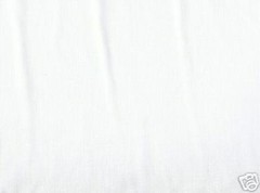 EASY CARE ~ Solid WHITE Poly/Cotton Blend BROADCLOTH Sheeting Fabric BTY