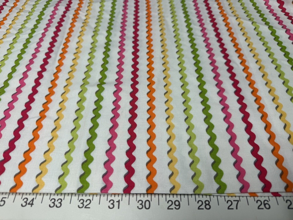 Ric Rac Multi by Lakehouse * LH1008 * NEW * COTTON * 2.5 Yd * EOB * Holderman