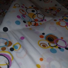 Vintage Coordinating Cotton Fabrics Teal Solid & Multicolor Print 4+ Yards