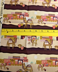 Sahara Far Away Place on Pink Camels Landscape by Cotton and Steel RJR BTFQ
