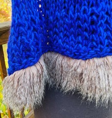 Lucci Yarns NewFauxFur 62 X 5Designer Fabric StripUnit of 1 BrownAccessory Craft