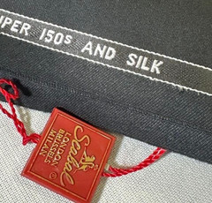Scabal Superfine Wool 150’s Wool Silk Blend Fabric 1.9m / 2.1yd Bespoke