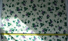 30+ Yds Avail/ Vintage Medium Weight Twill/ 100% Cotton/ Grapes, Leaves, Vin