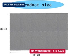 40×59 INCH Black Mesh Fabric, Nylon Netting Fabric for Sewing, Backpack Pocket,