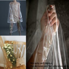 Waterproof Fabric Tpu Clear Transparent Protective for Raincoat Jacket Craft New