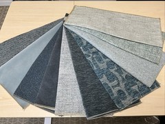 10 Pack Upholstery Samples Greens & Teals Ea ~17” X 19”