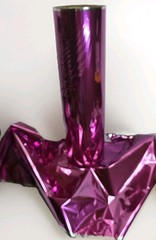 Masive 250 Yards X 25″ Ultra Thin Reflective Metallic Film Roll Magenta/ Yellow