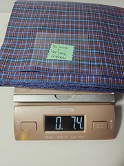 Red Blue White Green Yellow Plaid Woven Cotton Quilting Sewing Fabric 46″ X 2yds