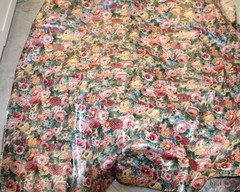P KAUFMANN PVC-coated polyester/vinyl upholstery fabric floral 54″ x 4 yds