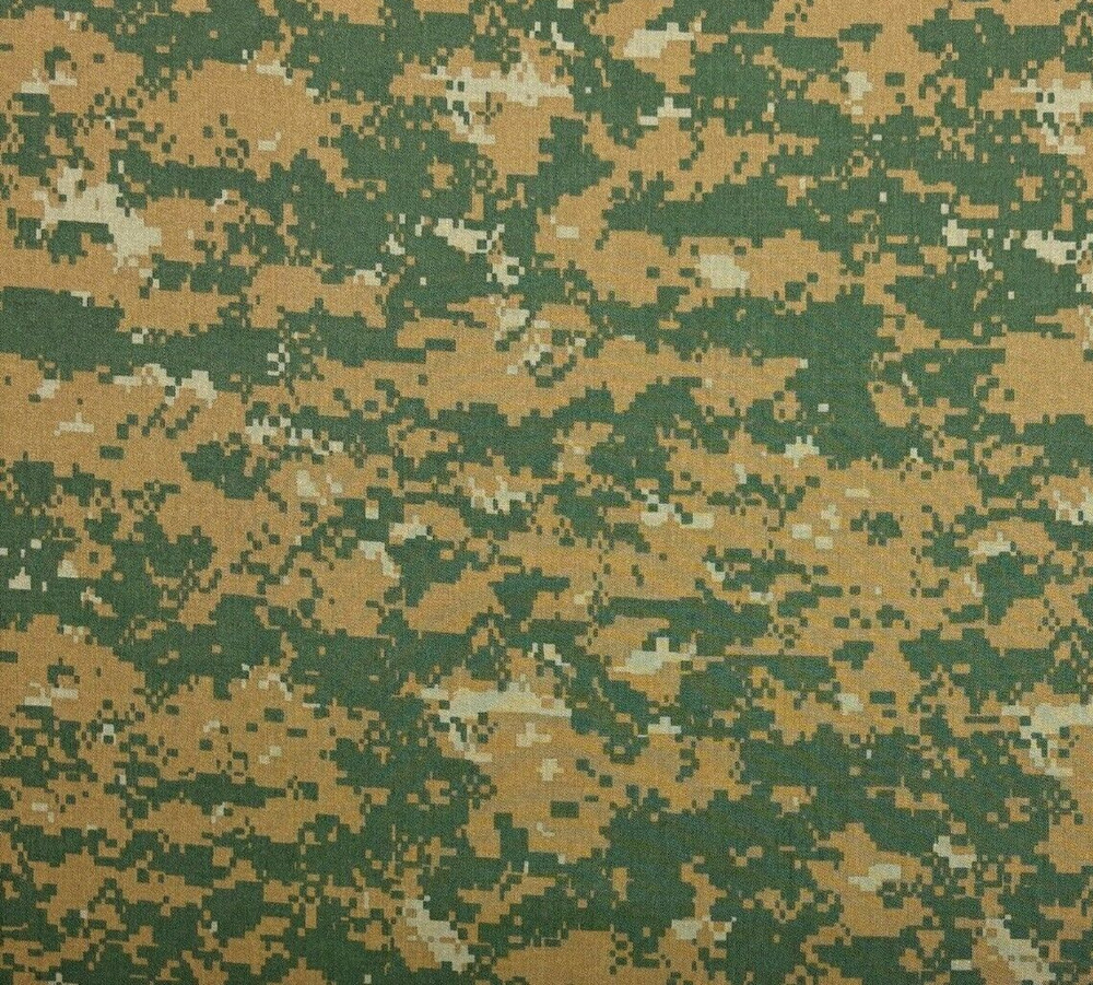 MARPAT WOODLAND NO BLACK NY/CO TWILL MARINE UNIFORM FABRIC 1/2(0.5) YARD 66″W