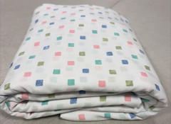 Lg Full Piece Lt Weight Cotton Fabric 7 Yards 4″ x 46″ Wide White & Pastels New