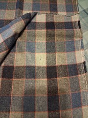 Vintage Wool Blend Fabric Lot Of 4