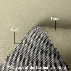 Vinyl Faux Leather Fabric Materials Marine Grade By The Yard, Rub Test: 250000