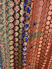 Guipure Cord Lace & Colorful Fabric High Quality 2YD X 44” W Beautiful Colors