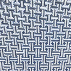 BALLARD INSIDEOUT PERFORMANCE UPHOLSTERY FABRIC PATMOS COBALT BY THE YARD
