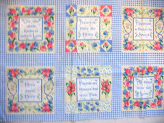 Fabric Traditions 1997 HOME SWEET HOME Picture Book Patches 34×44 quilt cotton