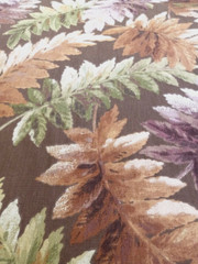 Mill Creek Autumn Leaves Green/Golden/Plum Multipurpose Fabric BTY Gorgeous