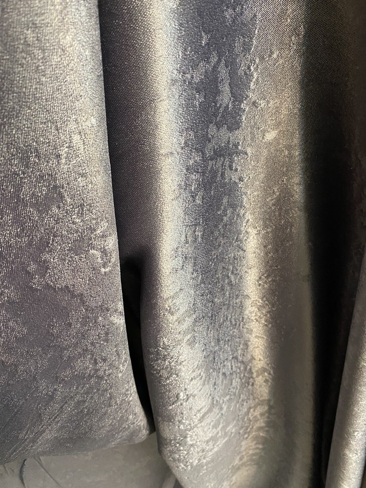 Blackout Drapery Lining Fabric Sold by Yard 118” wide – Silver / Gray