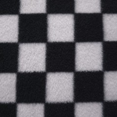 Black White Checkerboard Fleece Fabric 58″ Wide Printed Fleece Yard