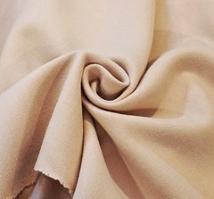 Blush Pink Textured Double-Sided Twill Wool-Blend Designer Overstock Coating