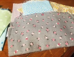 Quilting fabric – cottons, Lots Of Florals And Prints, Multicolored