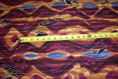 NEW, Mwanza Leaf Print Fabric is made, in Japan, of 100% cotton and 44″ wide.