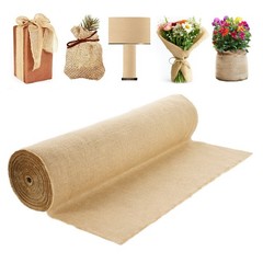 Sturdy 40in x 150ft Burlap Roll Biodegradable 50×50 Jute Fabric