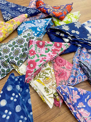 20pcs Sewing Cotton Fabric Bundle Squares Quilting Patchwork Floral Scraps Lot