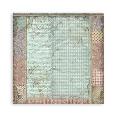 Stamperia – ALICE IN WONDERLAND – FABRIC – 4 X POLYESTER FABRICS 30CM X 30CM