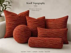 Knoll Topography In Valley, 10y8i, Multi-color Texture in Tapestry Construction