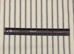 BALLARD DESIGNS VINTAGE TICKING NAVY BLUE MULTIPURPOSE FABRIC BY THE YARD 56″W