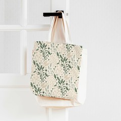 JarThenaAMCS 32Pcs Sage Green Floral Cotton Fabric 10 x 10 Inch,