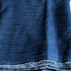 Stretch Denim Fabric INDIGO BLUE Solid 12oz Cotton & Polyester 54″W x 2⅔ Yards