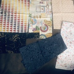 Stash Builder Novelty Florals Batik 20 Different Remnants Pieces READ for Sizes