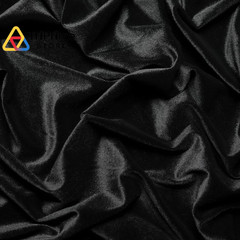 Ice Fabrics Stretch Velvet Fabric by The Yard – 60″ Wide Soft 1 Yard, Black