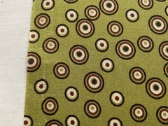 Cotton Fabric Polka Dots Green By Jo Ann 42”x 37” 508