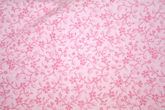 PINK FLOWERS AND VINES ON PINK FROM PETER PAN FABRICS – 100% COTTON FABRIC