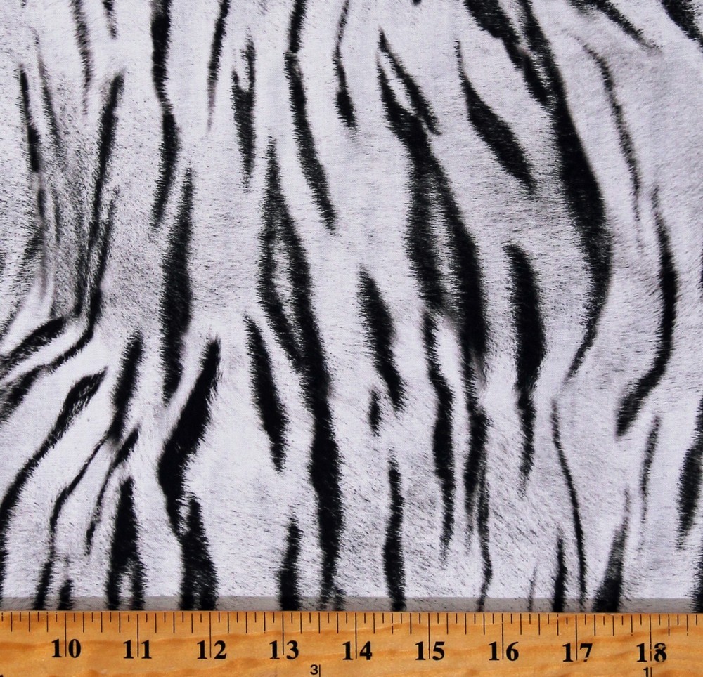 Cotton Zebra Stripes Print Skin Animals Animal Kingdom Fabric Print BTY D468.55