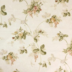 Richloom Vintage Floral BLOSSOM Cotton Jacquard Drapery Upholstery Pillow Fabric