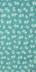 FROU FROU Green Thread Spools French Cotton Voile Fabric 60″ Wide By the 1/2 Yd