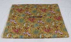 handmade butterfly print cotton fabric, cotton loose fabric, home décor fabric