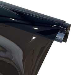 ONEART | Black Transparent Leather Vinyl, 30 Gauge Solid Color See-Through Wa…