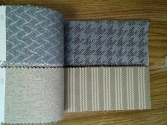 Fabric Sample Book Swatches – Blues, Greens 7.5″ x 3.5″ – 61 pcs. Stripes Checks