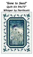 Gone To Seed Quilt kit Backing cotton fabric Northcott Dandelions 3-1/2 yards