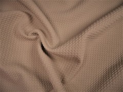 Bullet Textured Liverpool Fabric 4 way Stretch Taupe X33