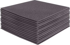 FabricLA | Acrylic Felt Fabric Pre Cut 10X10 Inch Square Sheets | 24 Pieces