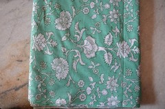 NO TARRIF CHARGES 100% ✅ Hand Printed 100%Cotton Vintage 10 Yard Fabric ZK-18