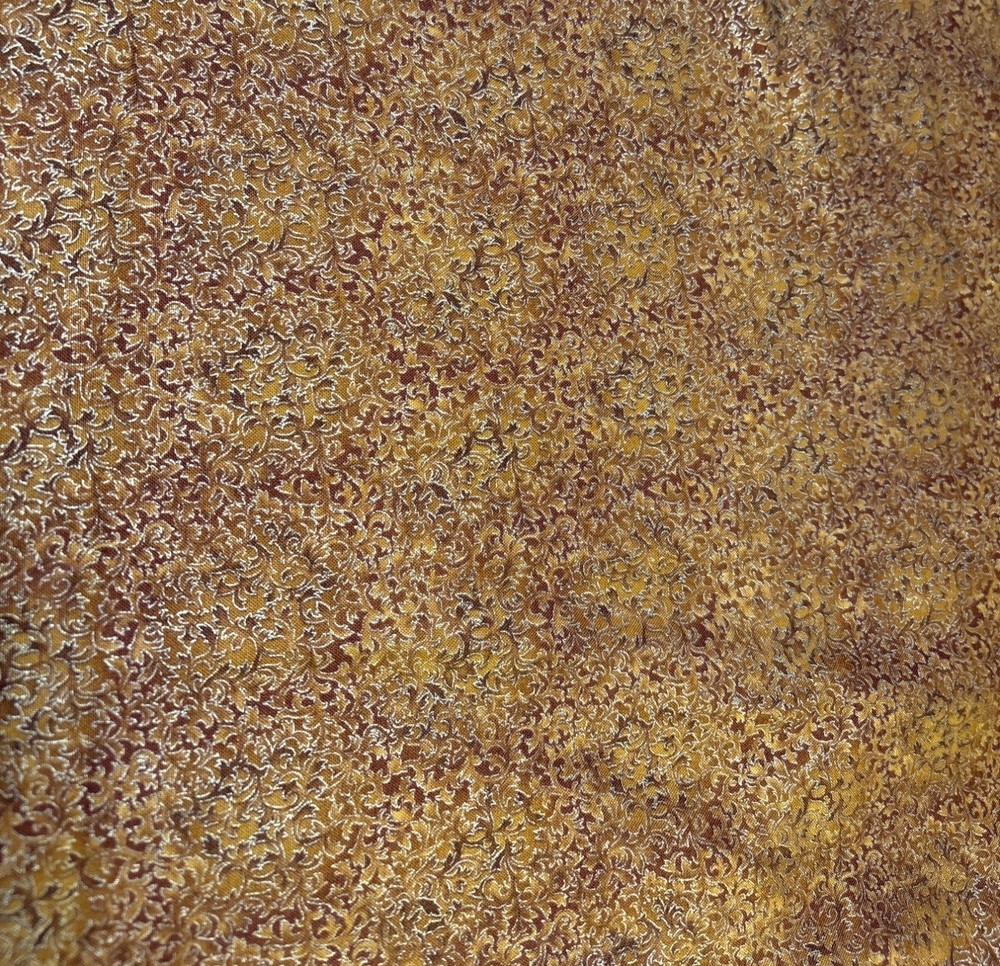 Robert Kaufman Fusion Gold & Brown 10″ x 42″ Cotton Fabric Quilting Crafts