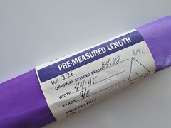 Polyester Nylon Acetate Fabric Lot Of 6 Pre-cut Sheets / Purple Red Fabric